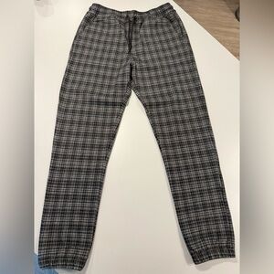 I Love Ugly Soft Plaid Chinos/Joggers